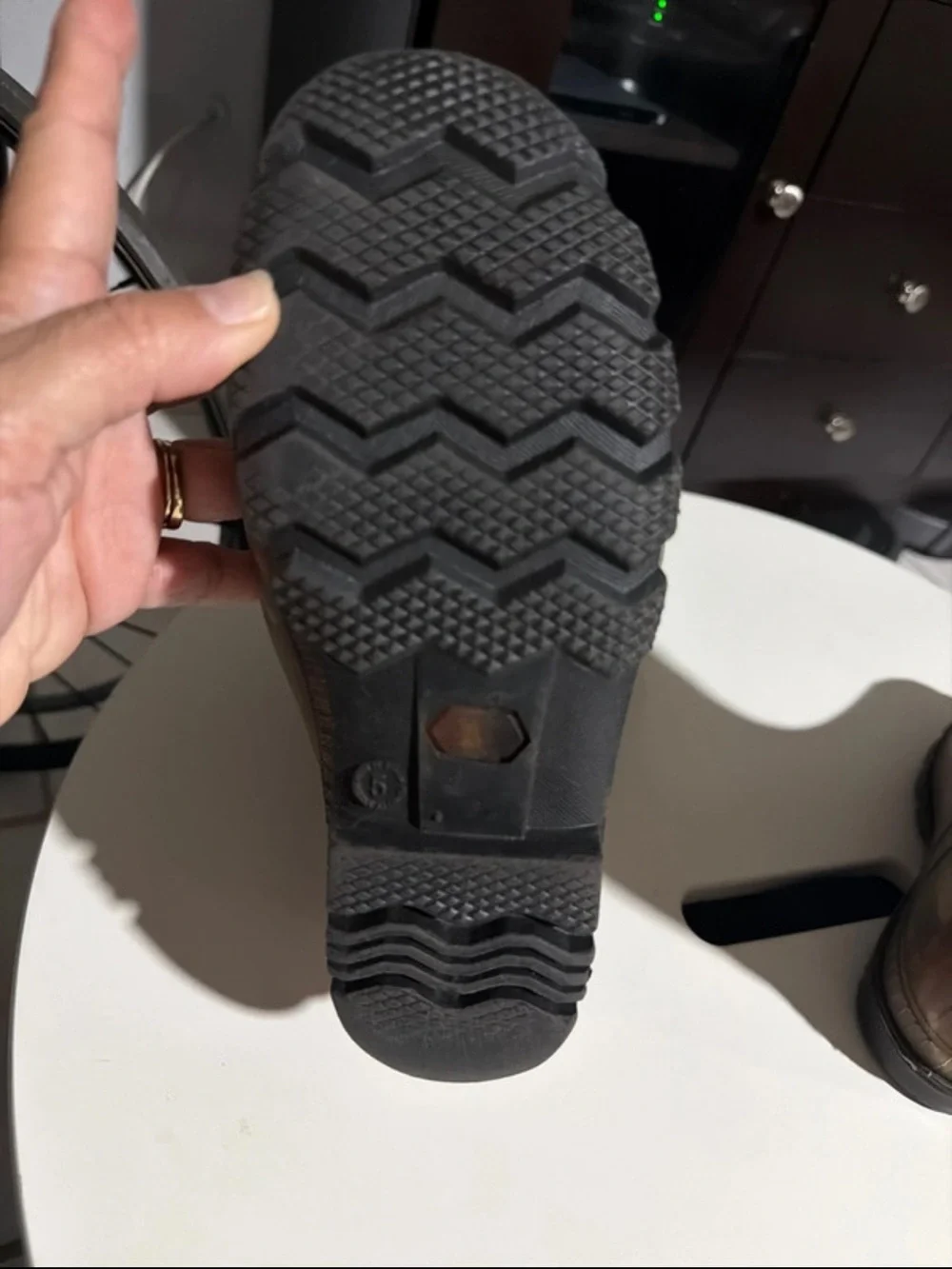 Kamik Brown and Tan Camouflage Hunting Rain Boots